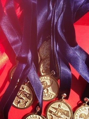 Learning is fun! Or is it? Photo of medals