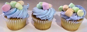 Stanford marshmallow experiments - photo of marshmallow cup cakes